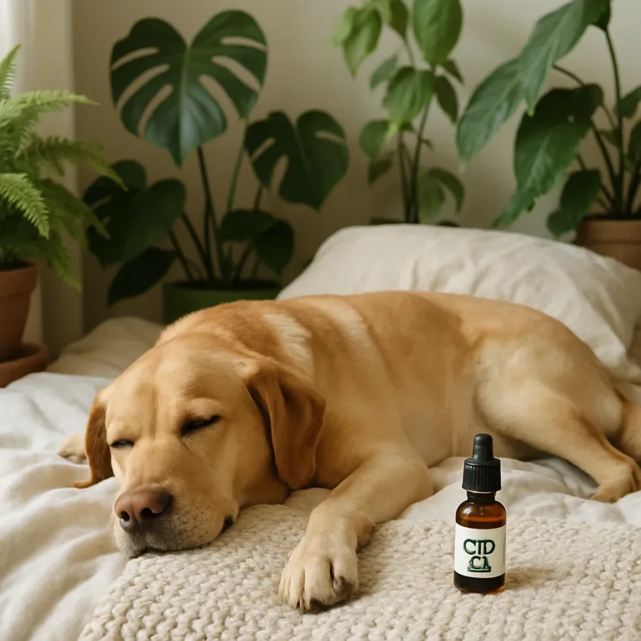 Najlepsze oleje CBD dla psa na uspokojenie i relaks