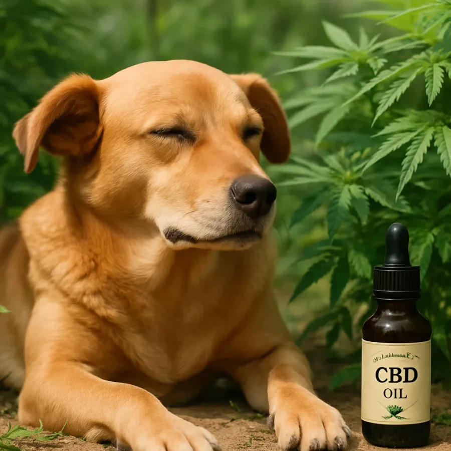 Najlepszy olejek CBD dla psa full spectrum dla zdrowia pupila