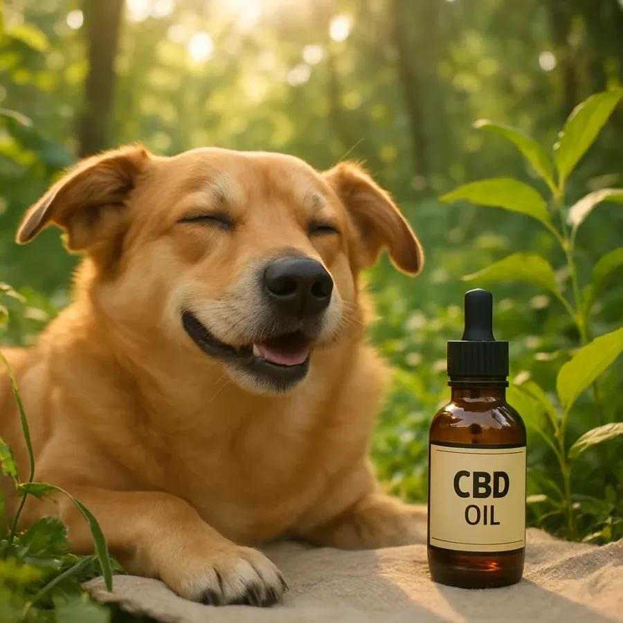 Cudowny cbd olej dla psa — popraw zdrowie pupila