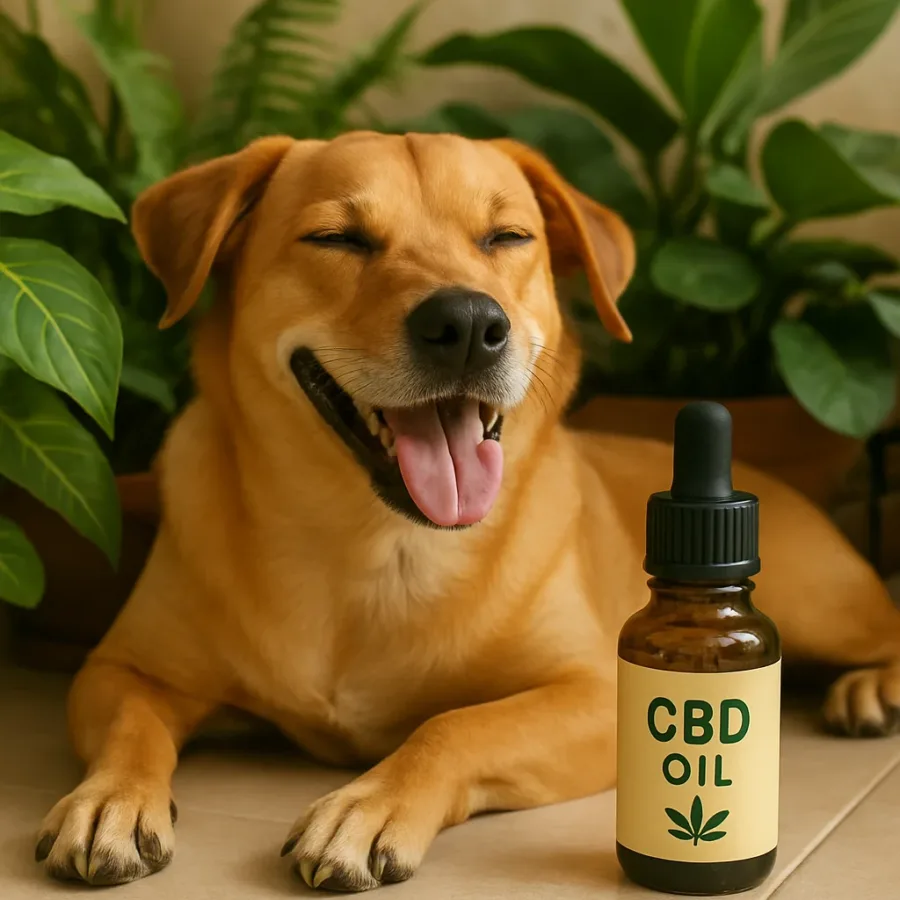 Cudowny cbd olej dla psa — popraw zdrowie pupila
