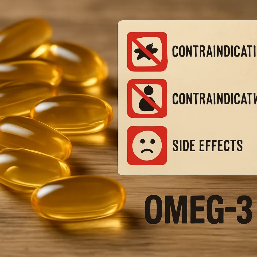 Gold omega-3 – poznaj przeciwwskazania i skutki uboczne