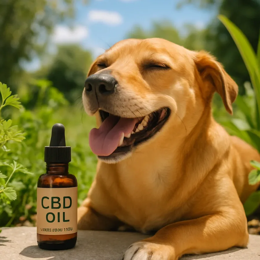 Najlepszy olejek CBD dla psa full spectrum dla zdrowia pupila