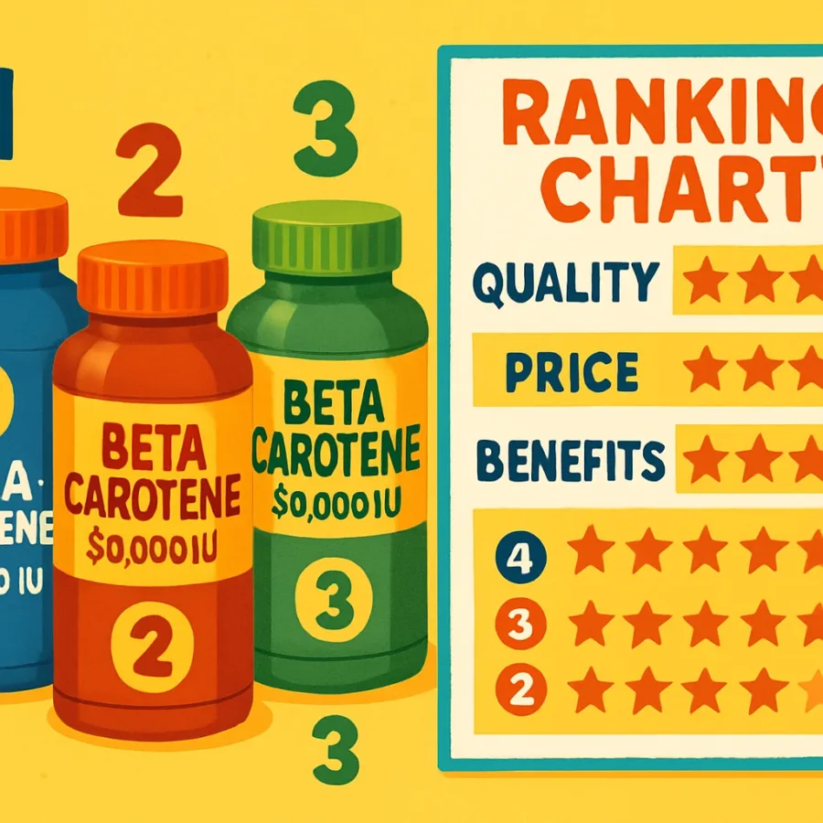 Najlepsze beta karoten tabletki – ranking 2026