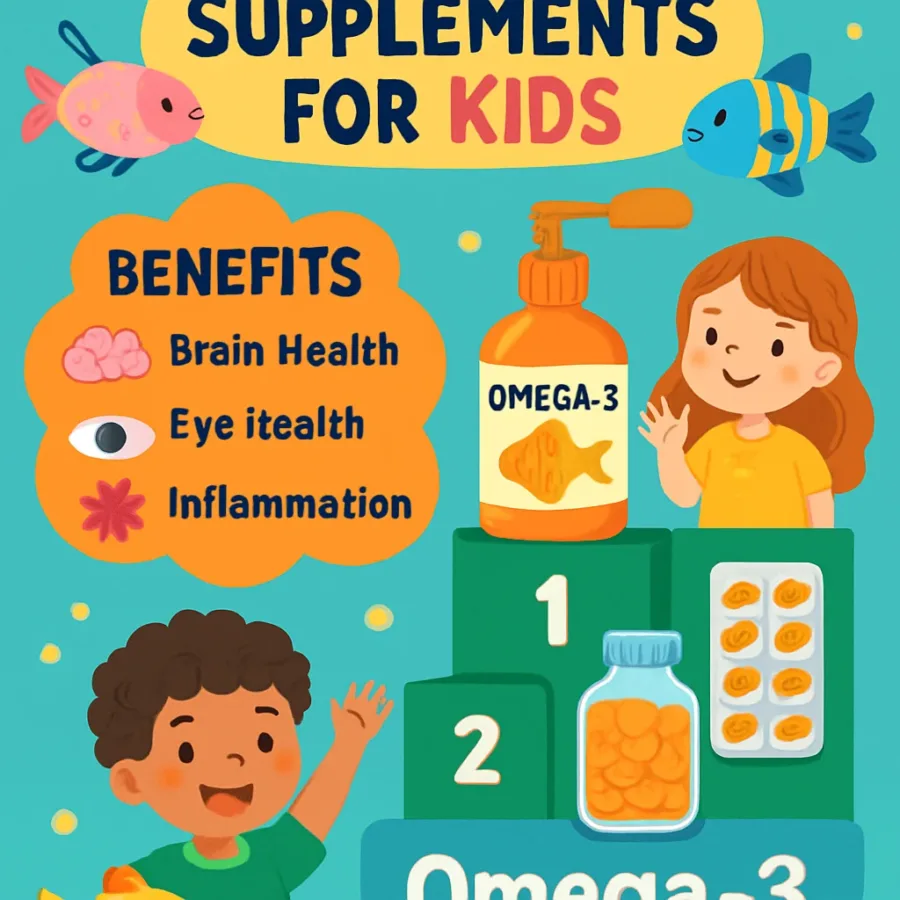 Najnowsze kwasy omega-3 dla dzieci – ranking najlepszych suplementów